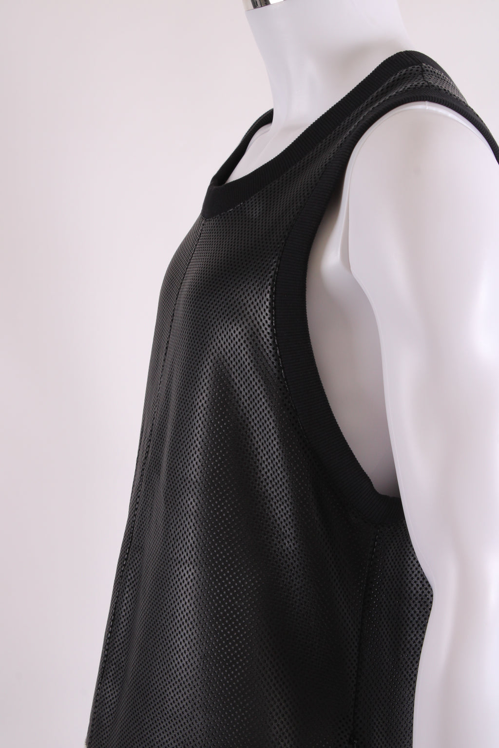 Givenchy Mesh Leather Vest Black/ Red M