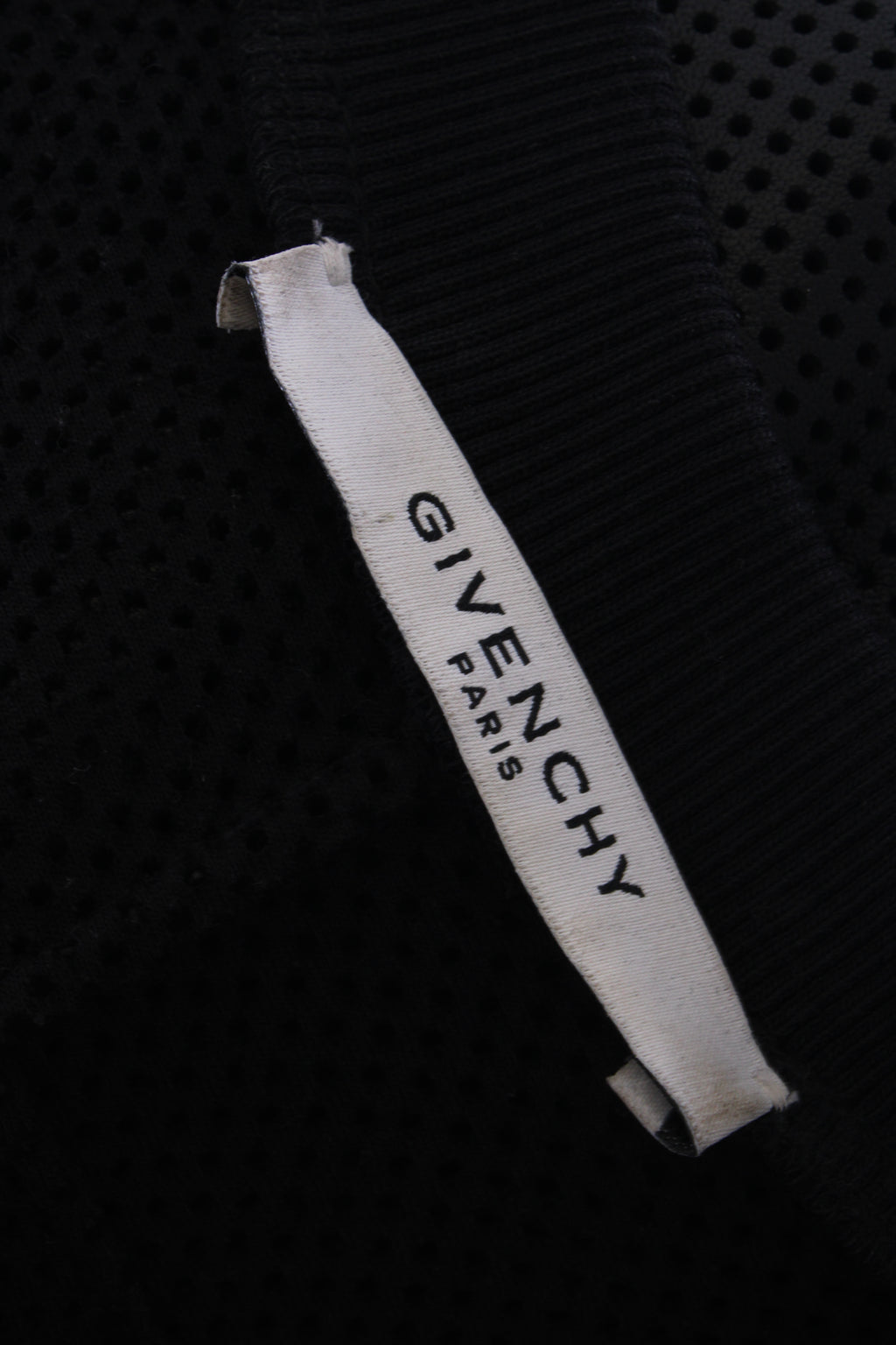 Givenchy Mesh Leather Vest Black/ Red M