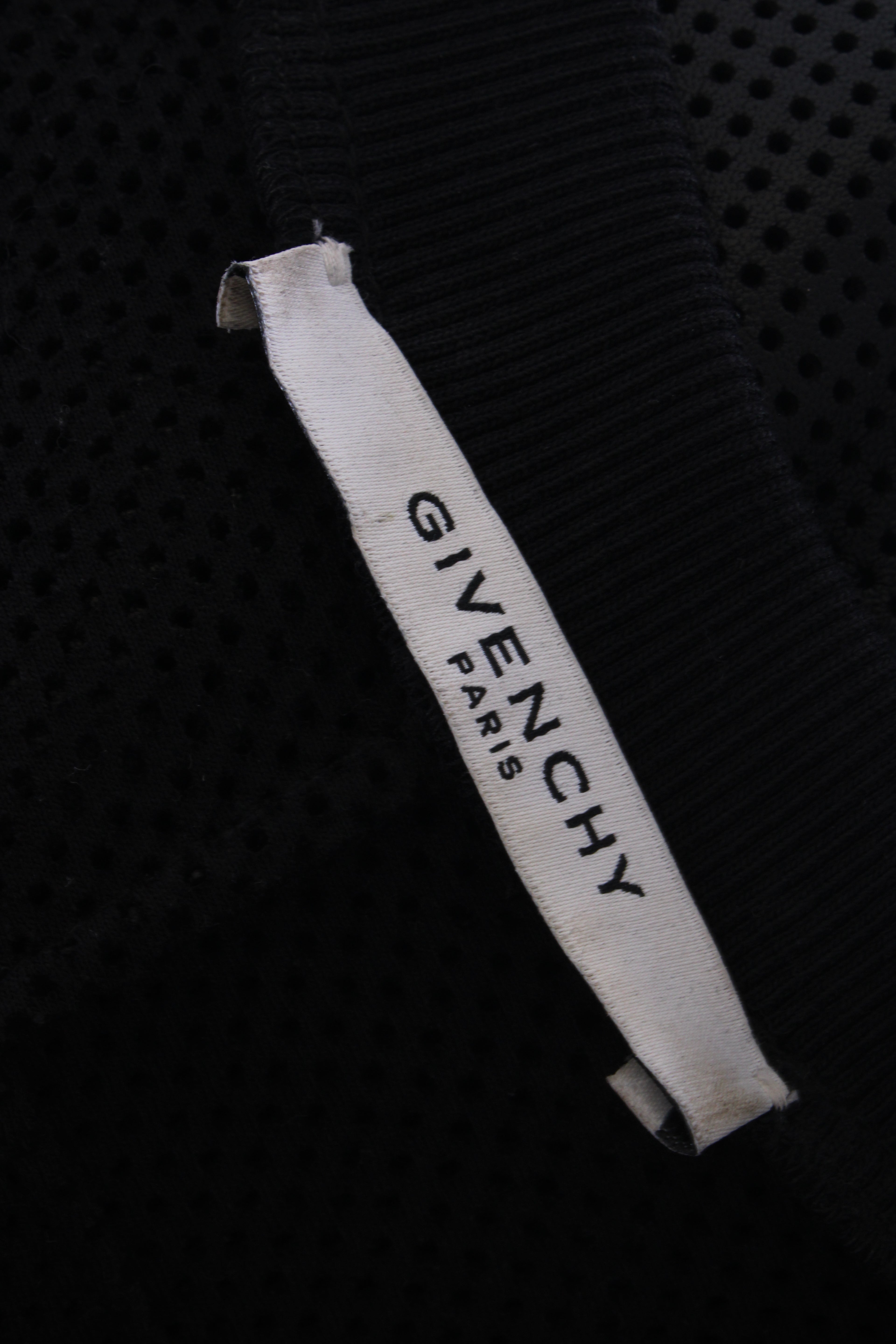 Givenchy Mesh Leather Vest Black/ Red M