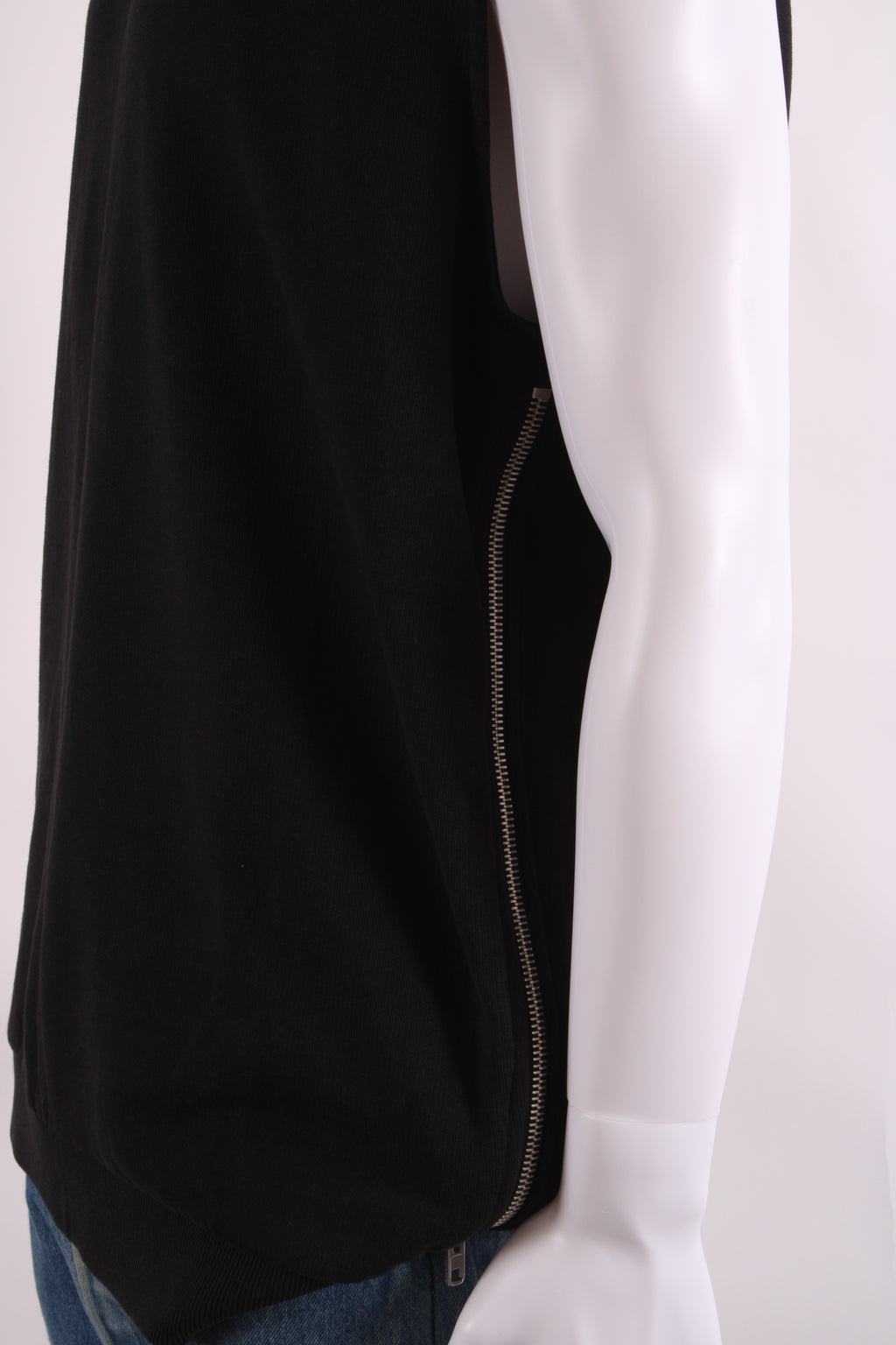 Givenchy S/S Star Side Zip Sweatshirt Black L