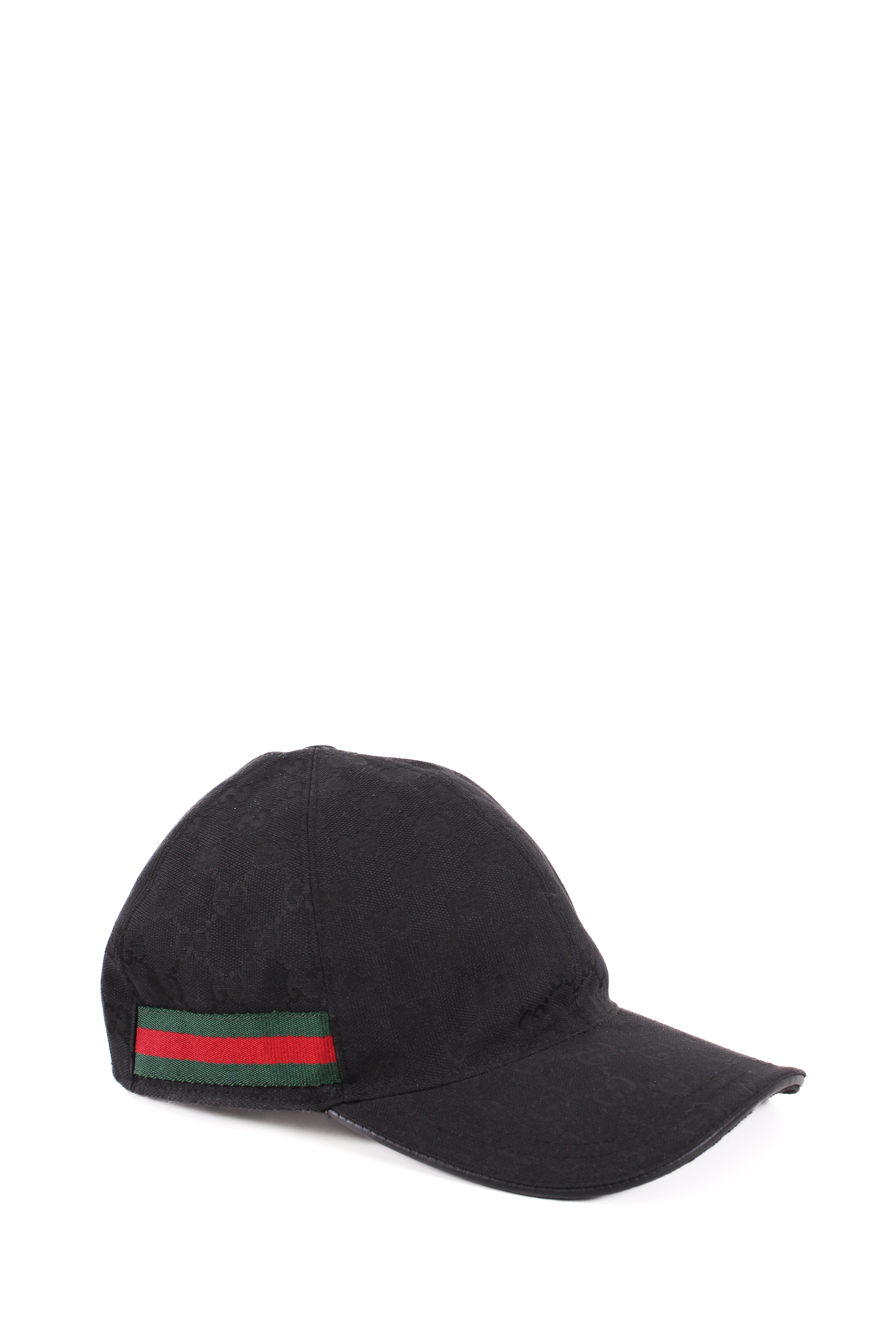 Gucci GG Supreme Web Baseball Cap Black