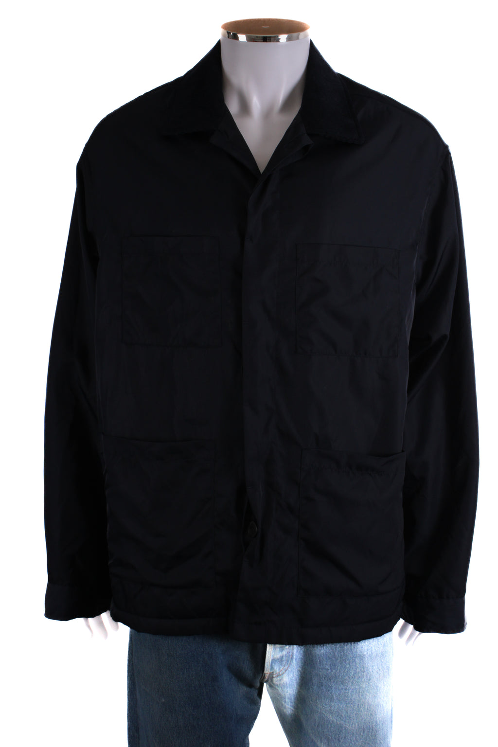 The Frankie Shop Nylon Jacket Navy M