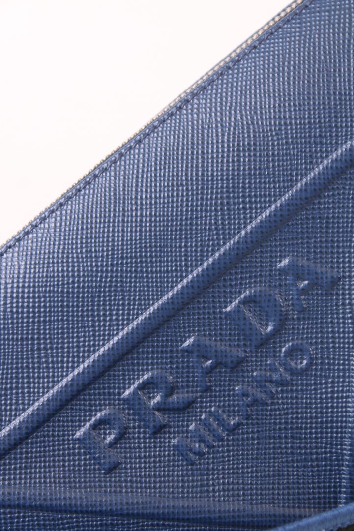 Prada Triangle Crossbody Blue