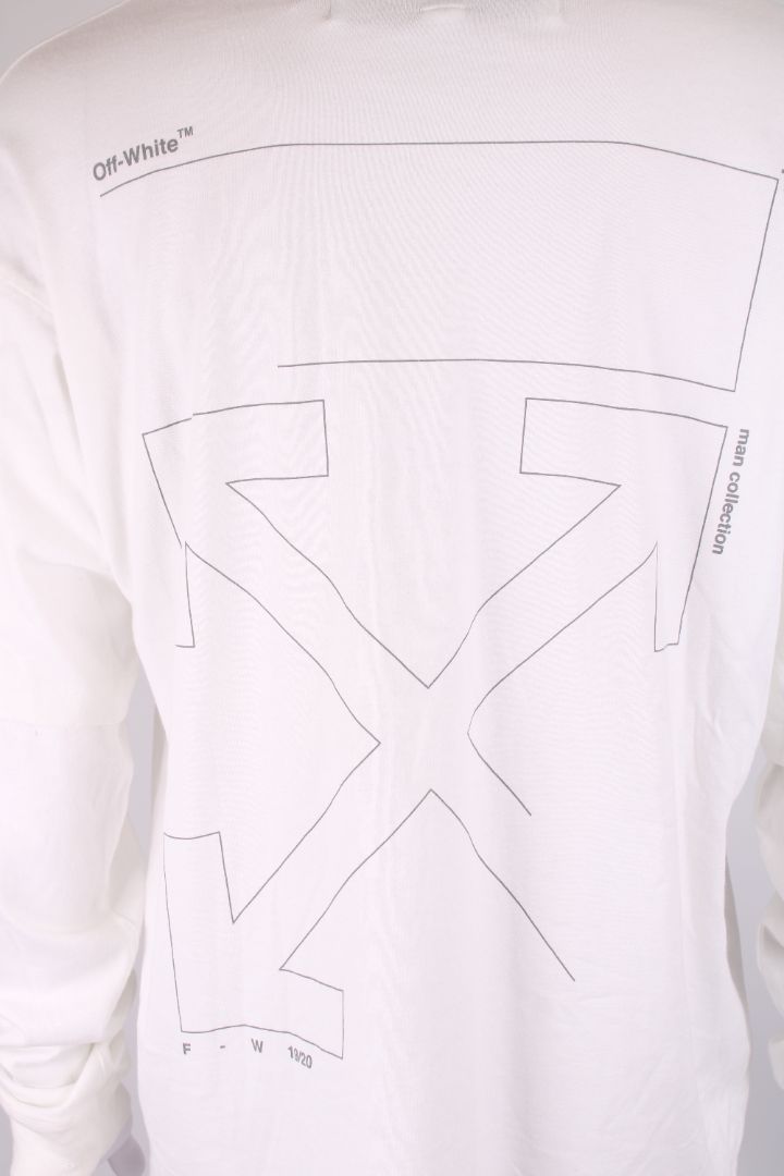 Off White Unfinished arrows layered T shirt White M