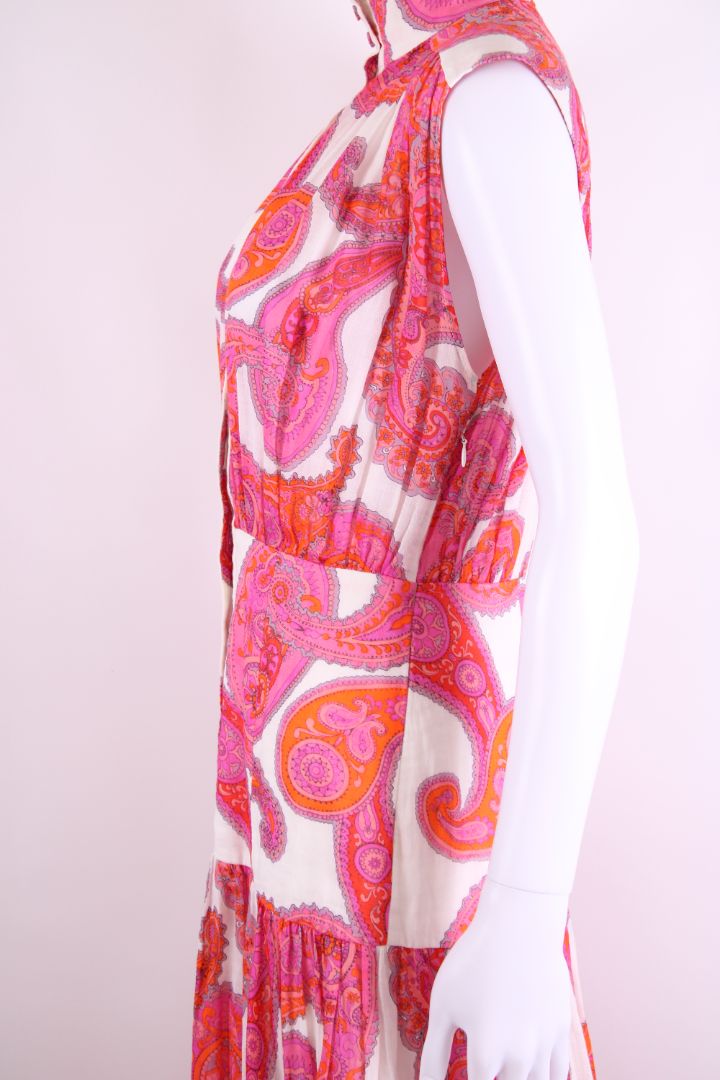 Zimmermann S/S Paisley Print Dress Pink/ White S
