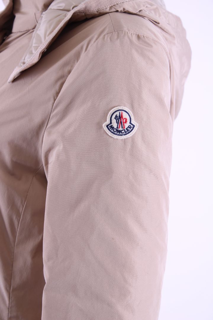 Moncler Mauve Water Resistant Coat Beige 12