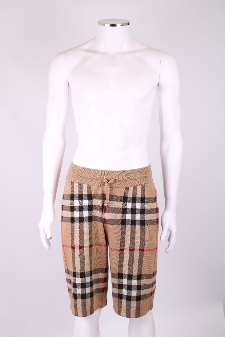 Burberry Shorts Brown Check S