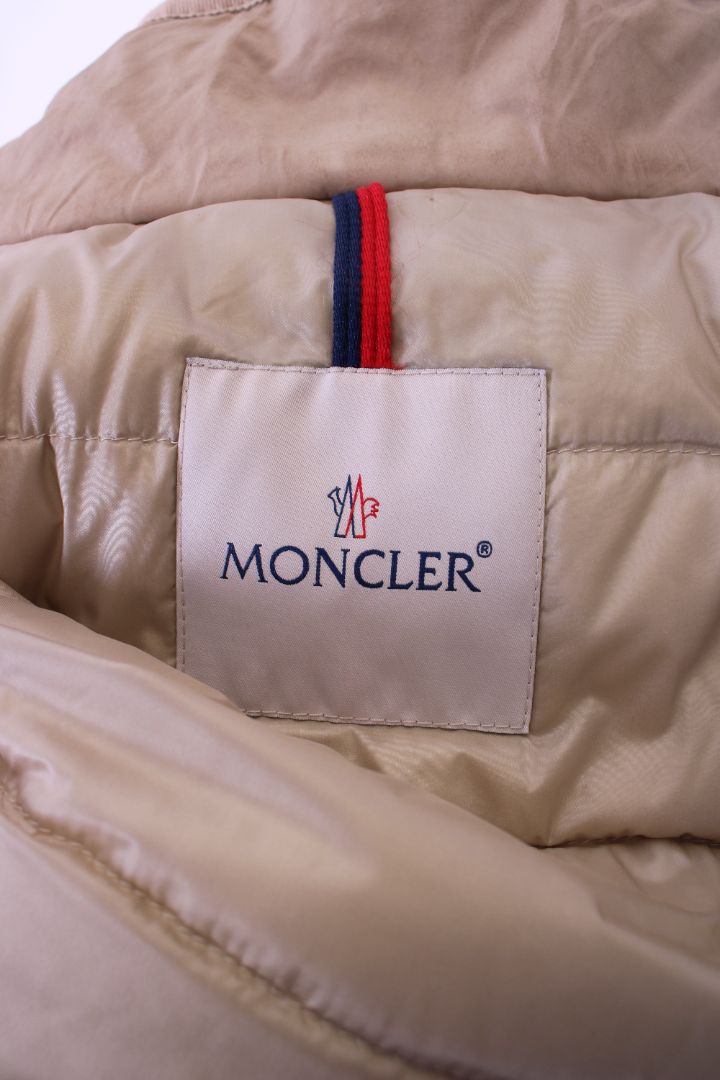 Moncler Mauve Water Resistant Coat Beige 12