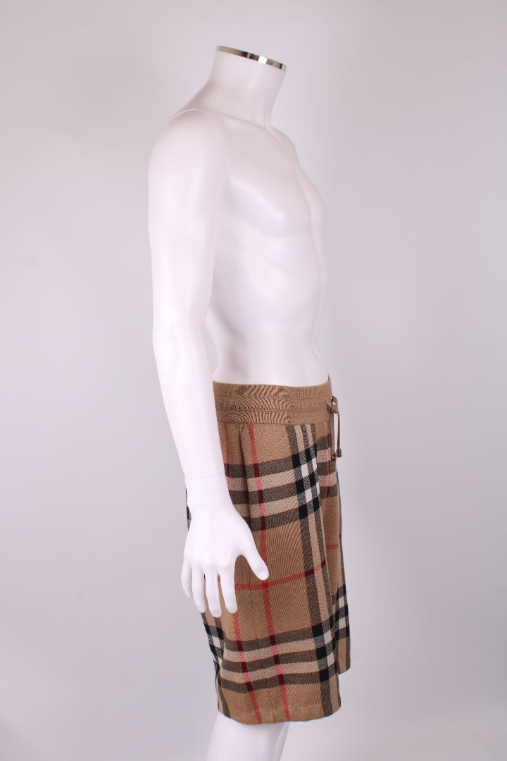 Burberry Shorts Brown Check S