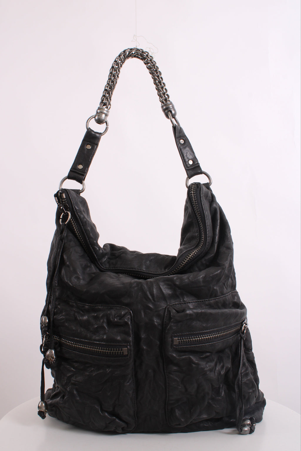 Thomas Wylde skull studd handbag Black