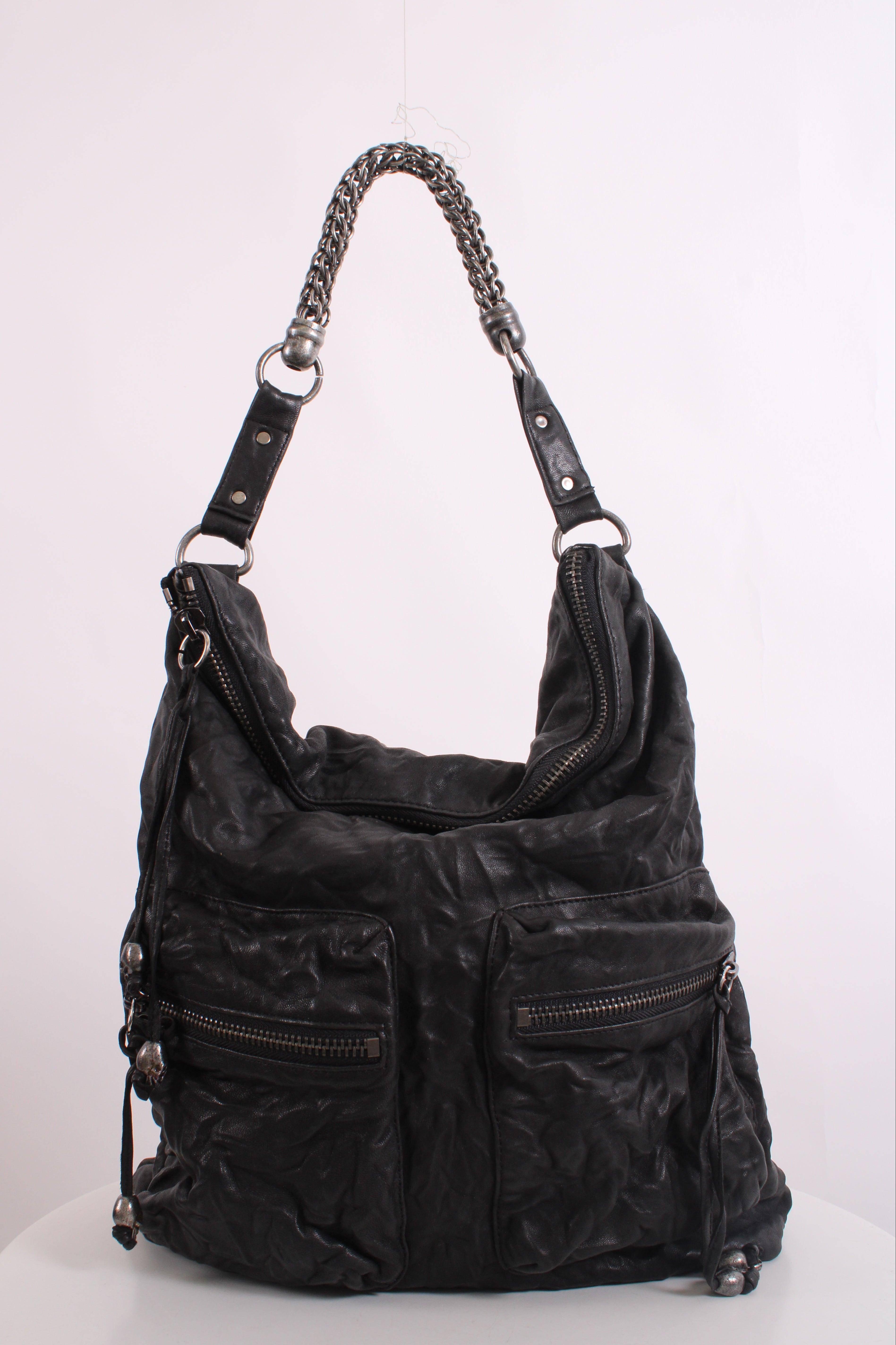 Thomas Wylde skull studd handbag Black