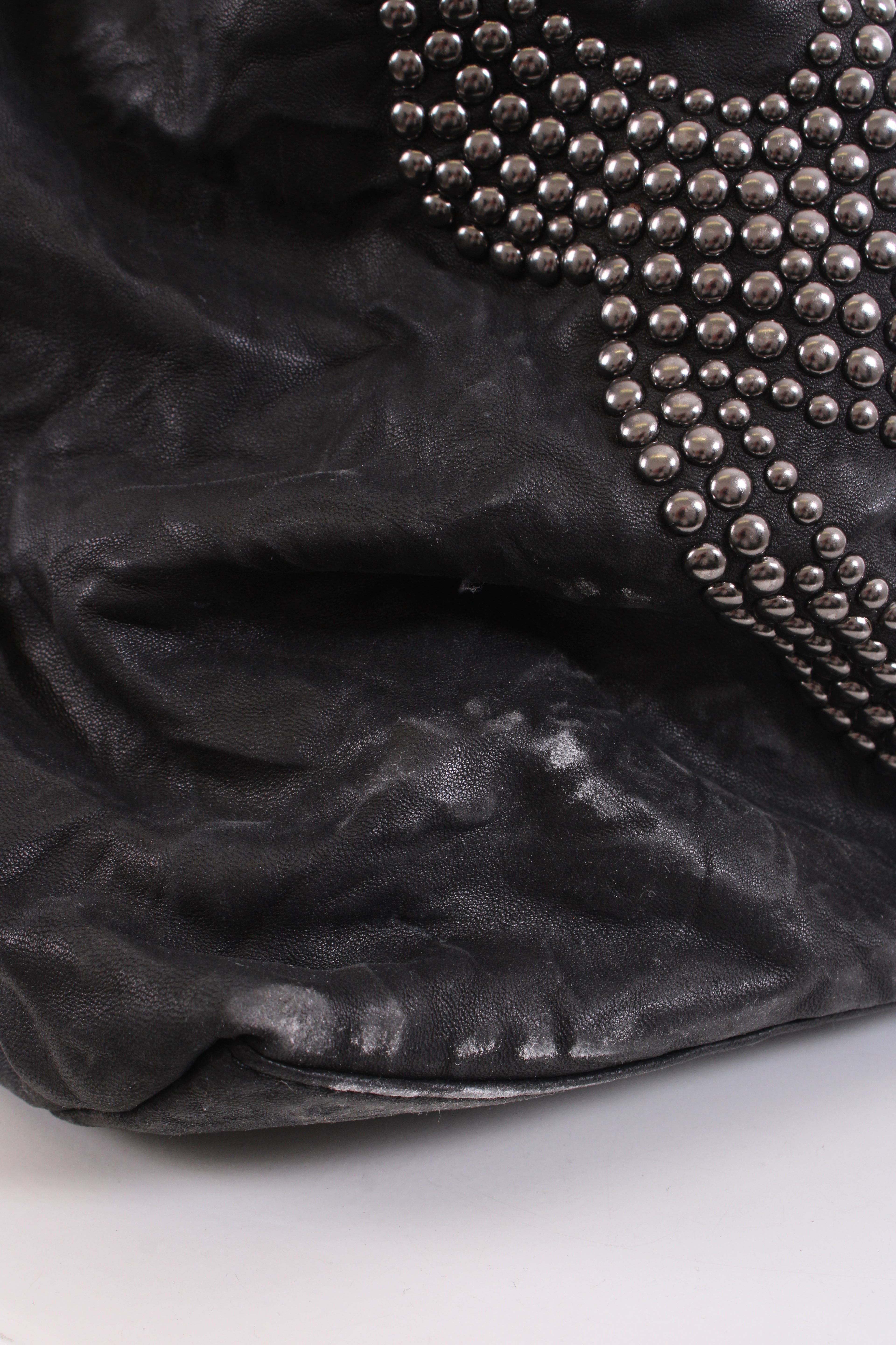 Thomas Wylde skull studd handbag Black
