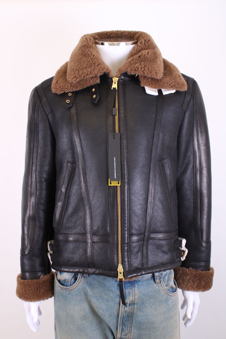 Boda/ Skins Bronx Shearling Jacket Black L