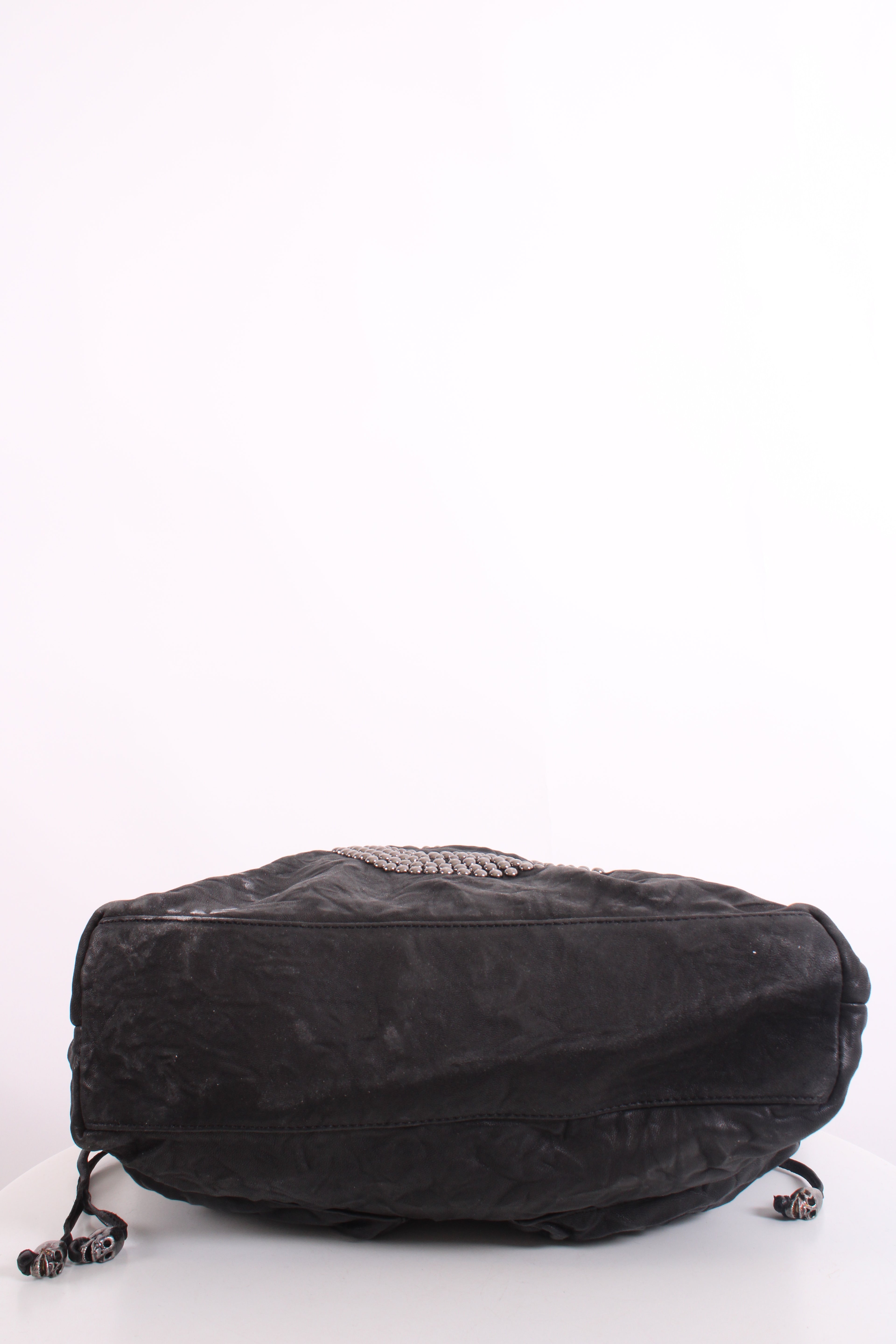Thomas Wylde skull studd handbag Black