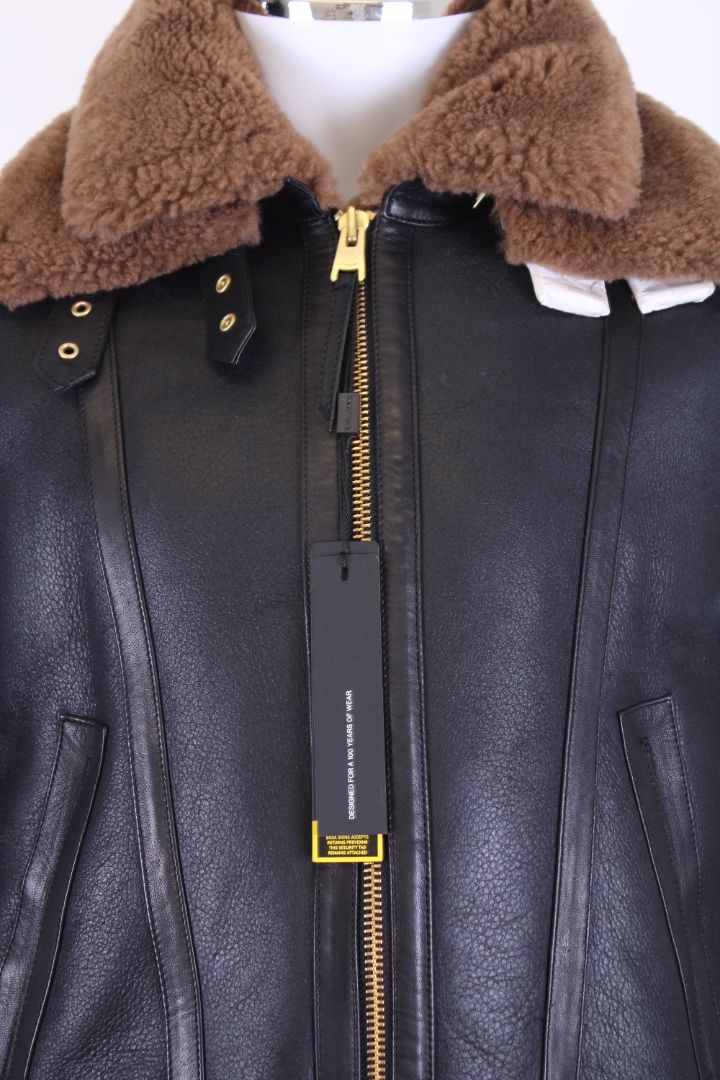 Boda/ Skins Bronx Shearling Jacket Black L