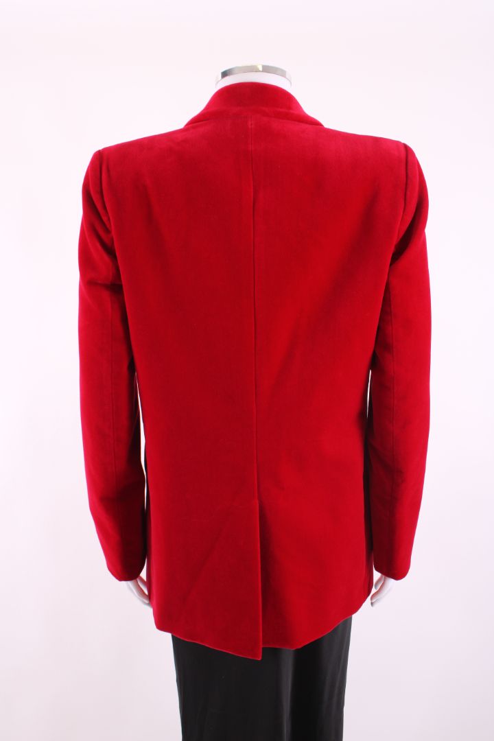 Blaze Milano Everyday Velvet Blazer Red 10