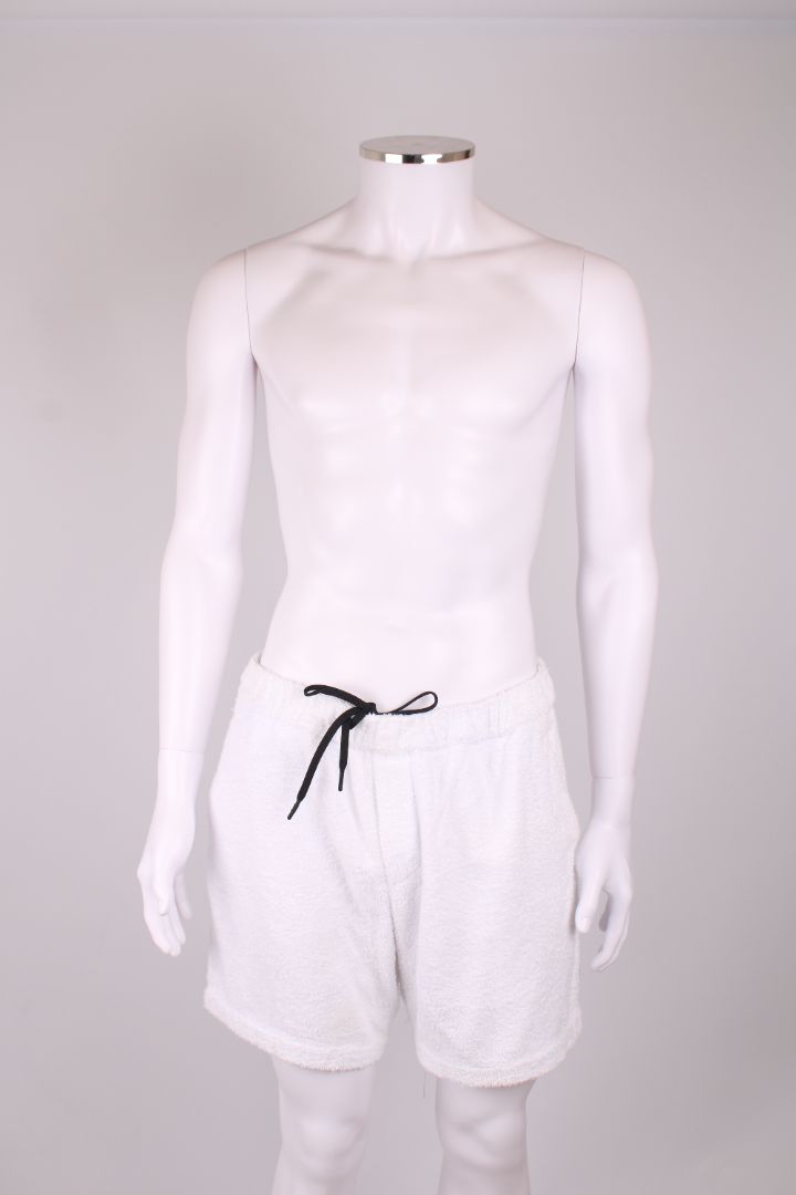Prada Towelling Shorts White XL
