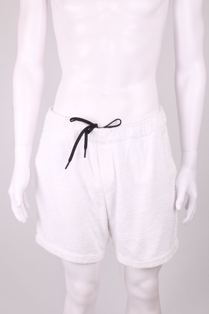 Prada Towelling Shorts White XL
