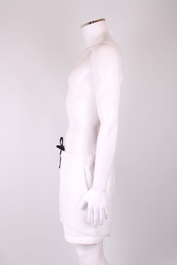 Prada Towelling Shorts White XL