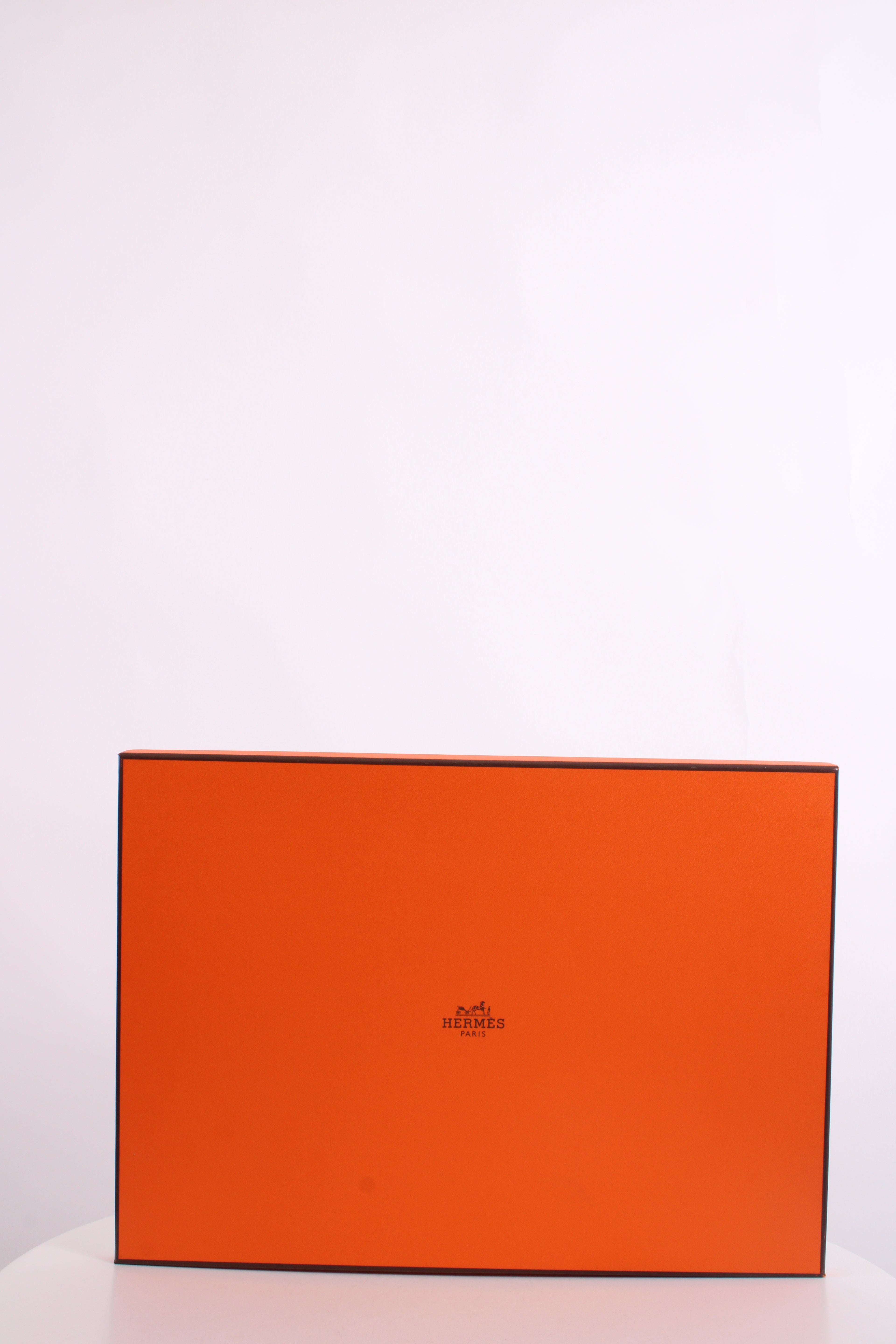 Hermes Les Leopards Maxi Twilly Scarf White/ Mustard