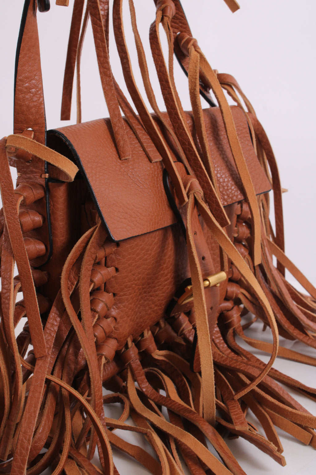 Valentino C Rockee Fringe Tan