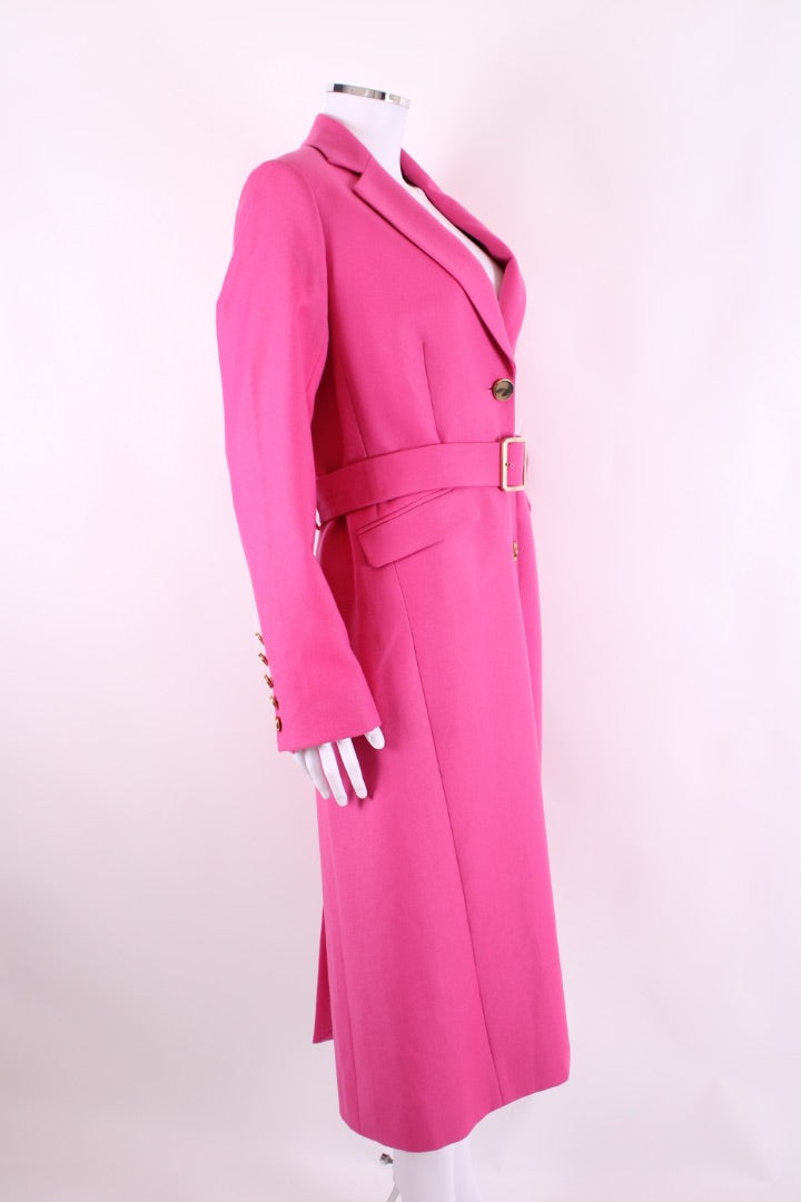 Erdem Belted Coat Pink 10