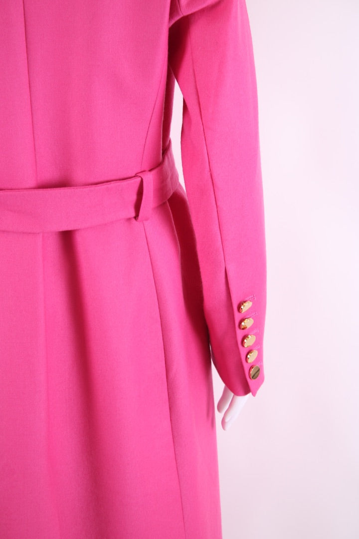 Erdem Belted Coat Pink 10