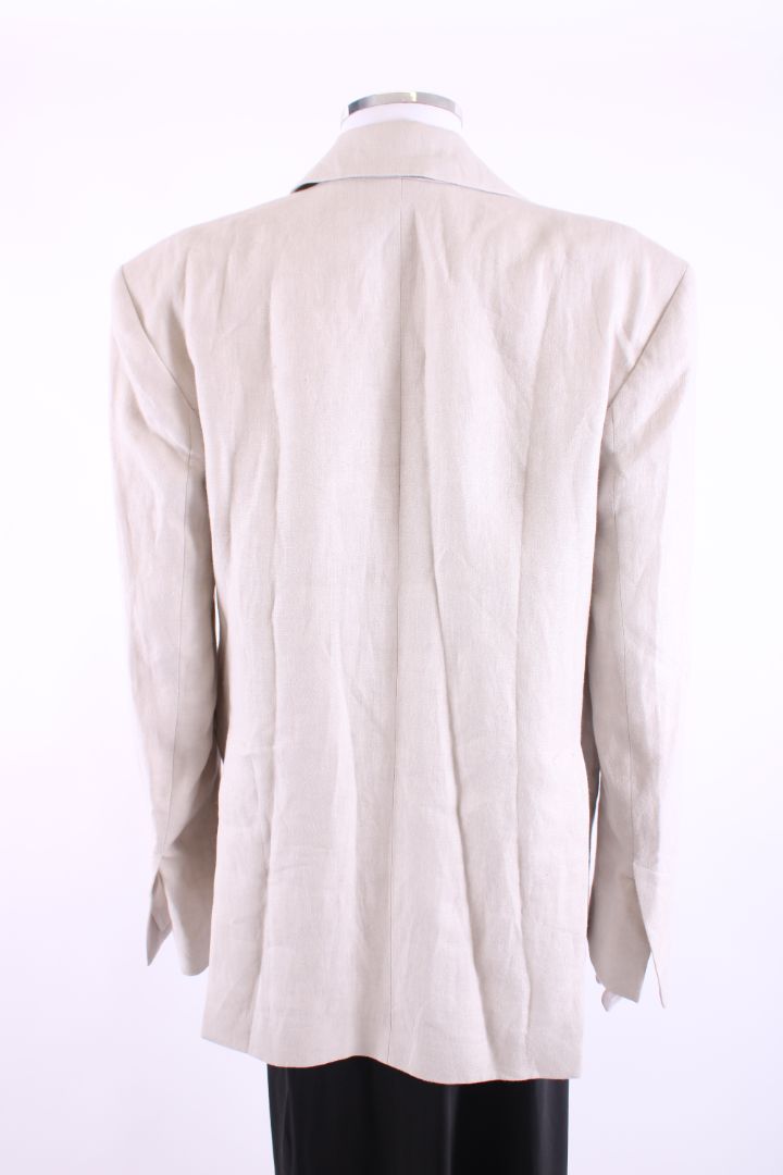 Dagmar Linen Blazer Cream 10