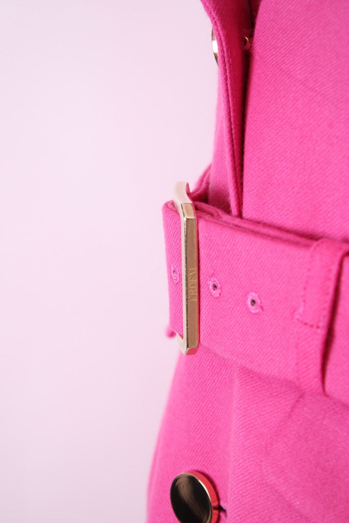 Erdem Belted Coat Pink 10