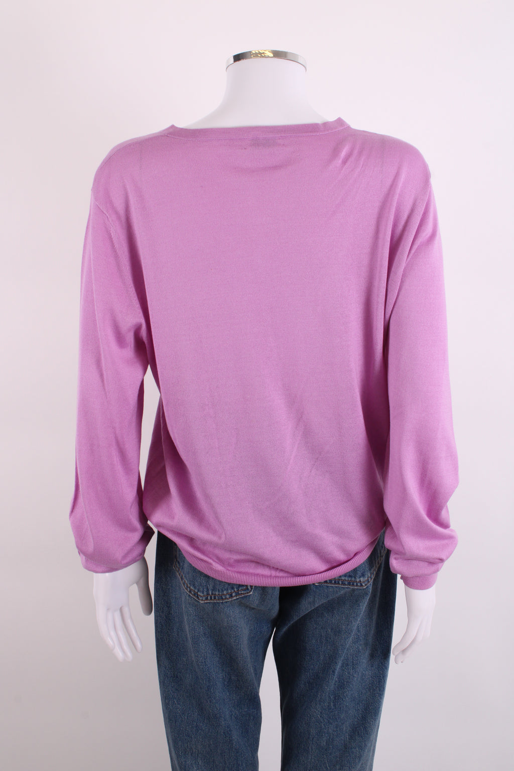 Dries Van Noten L/S V Neck Jumper Lilac L
