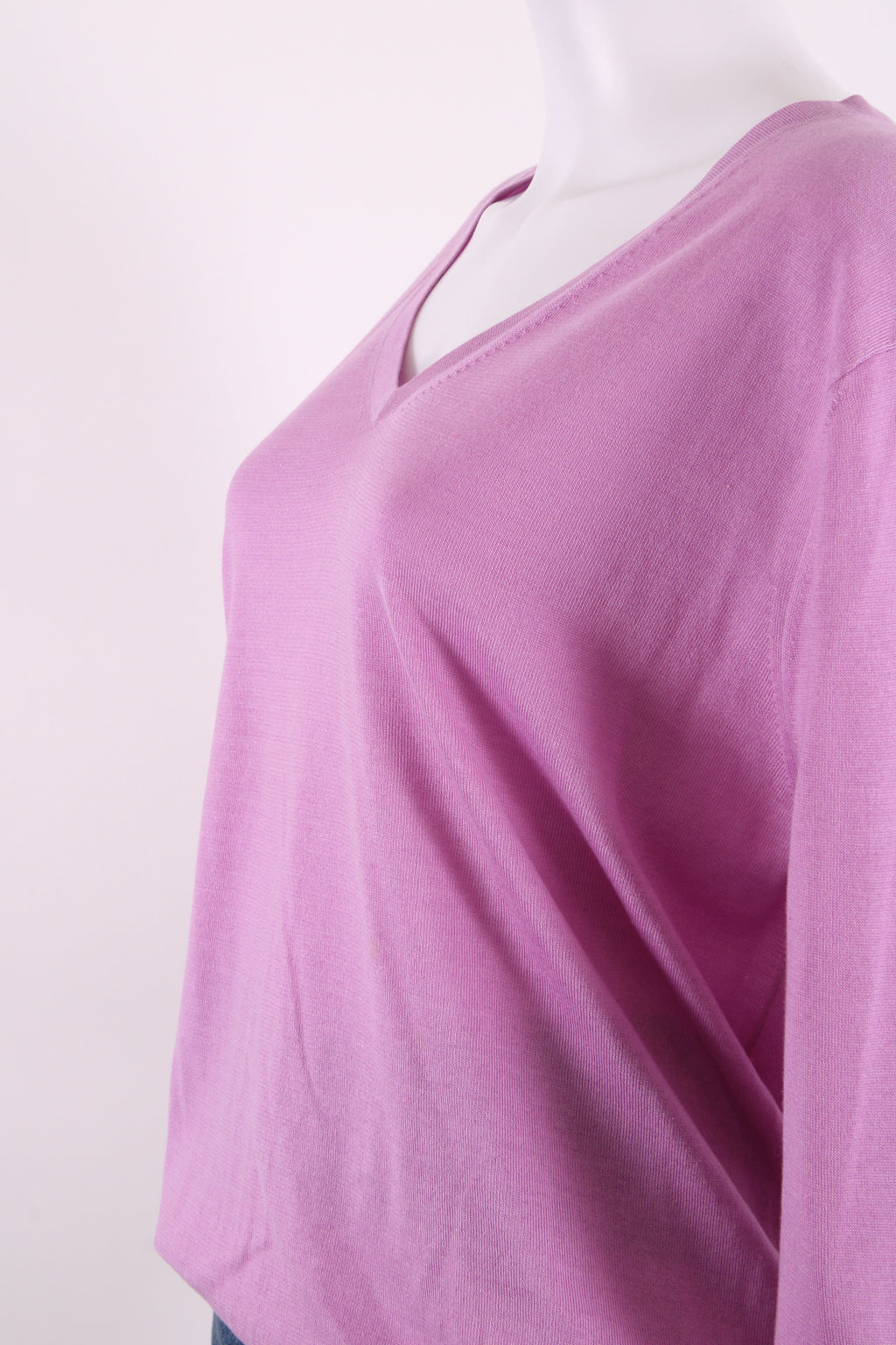 Dries Van Noten L/S V Neck Jumper Lilac L