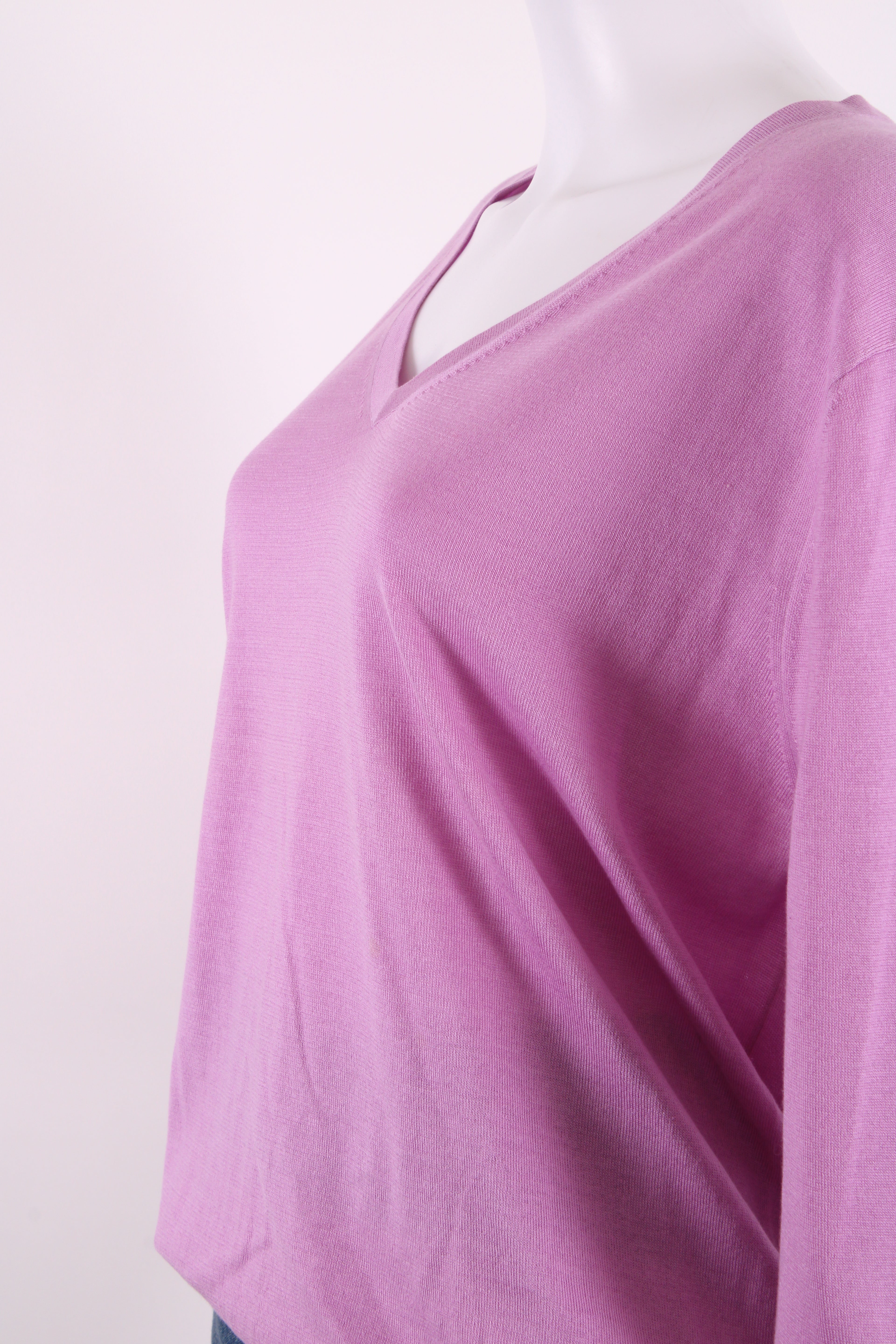 Dries Van Noten L/S V Neck Jumper Lilac L