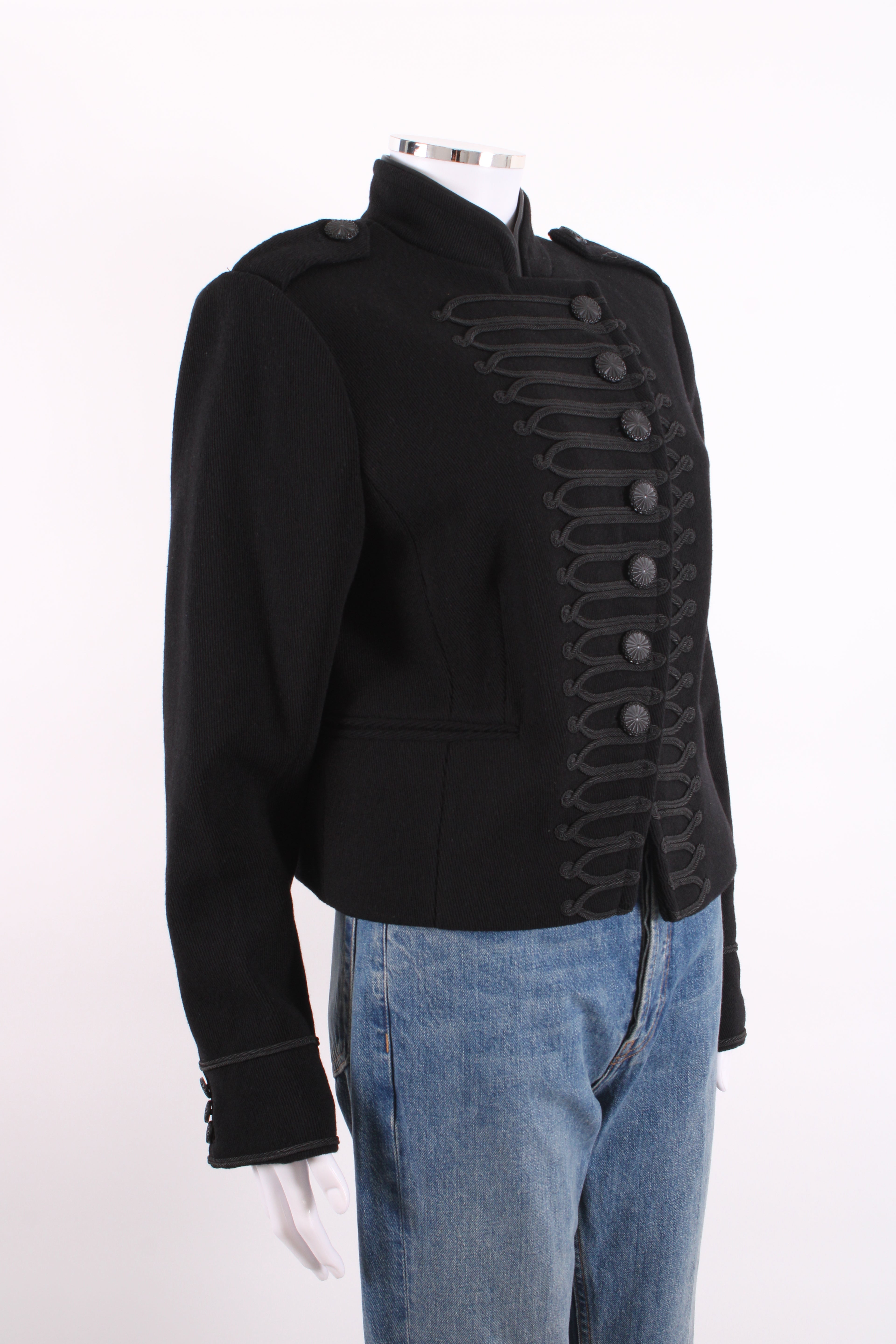 Mint Velvet Military Jacket Black 14