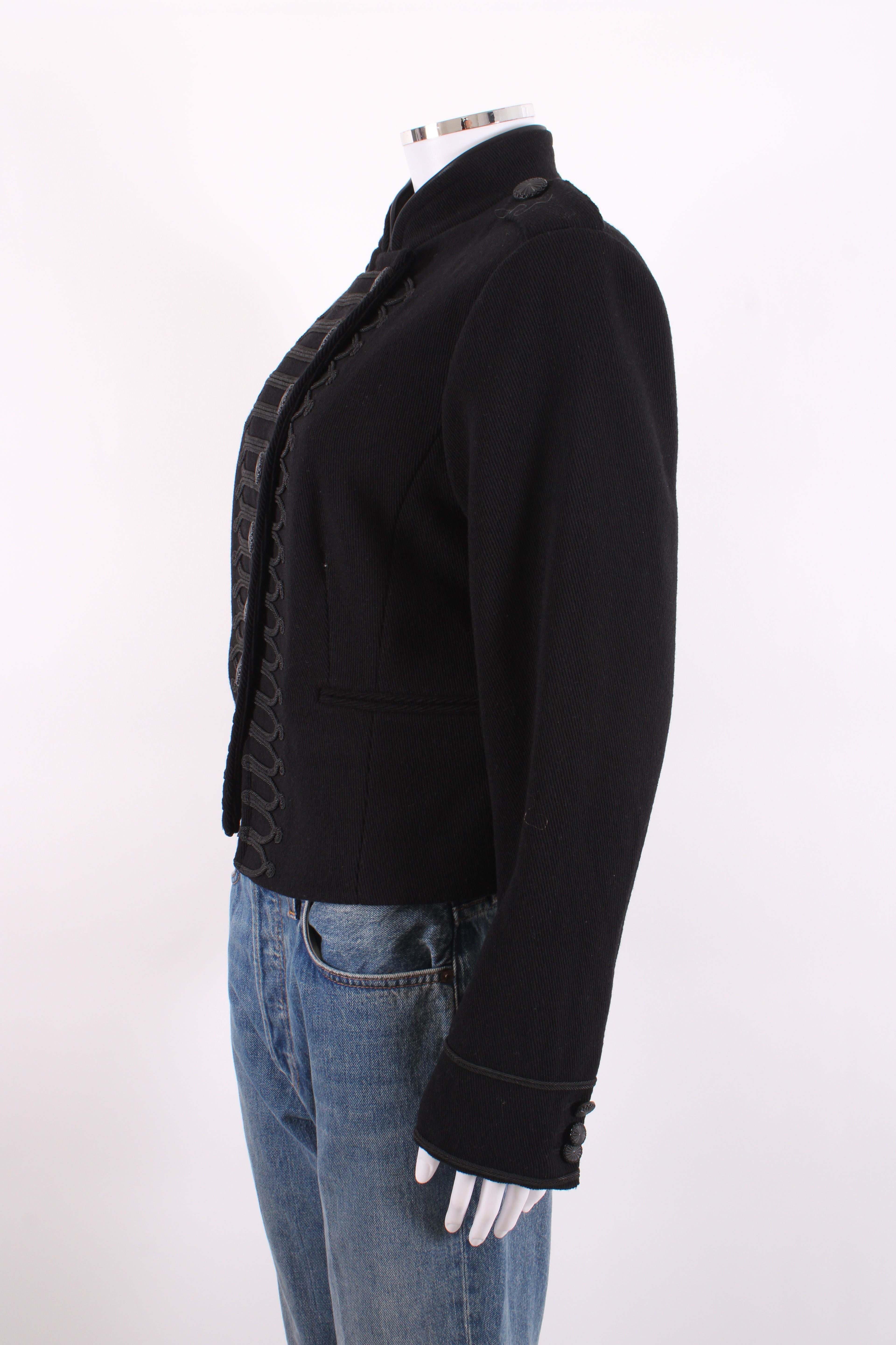 Mint Velvet Military Jacket Black 14