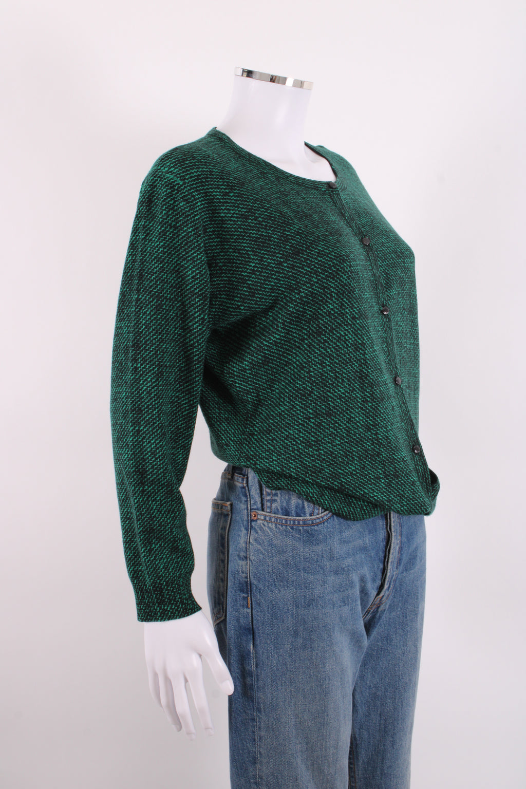 Escada L/S Cardigan Green/ Black L