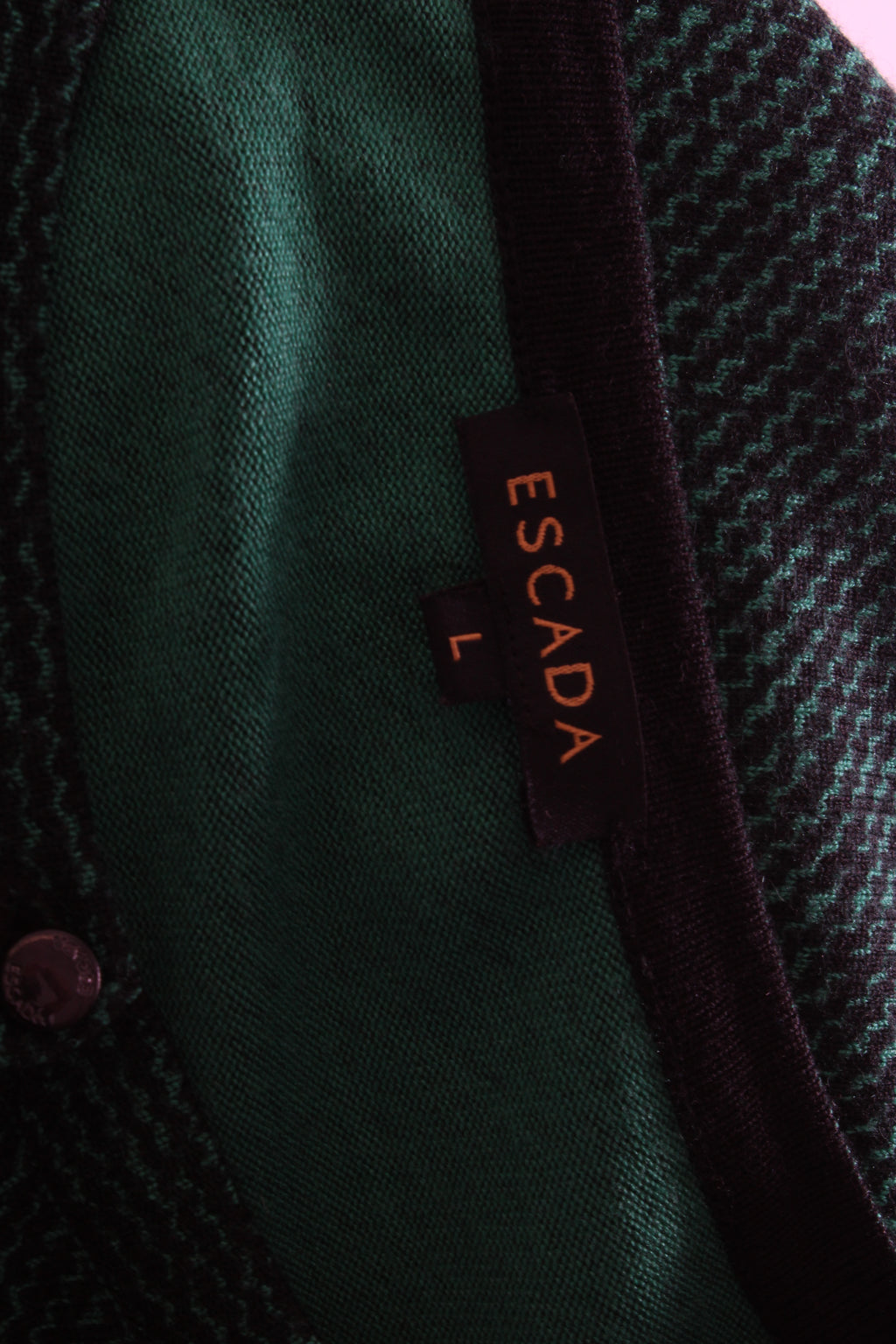 Escada L/S Cardigan Green/ Black L