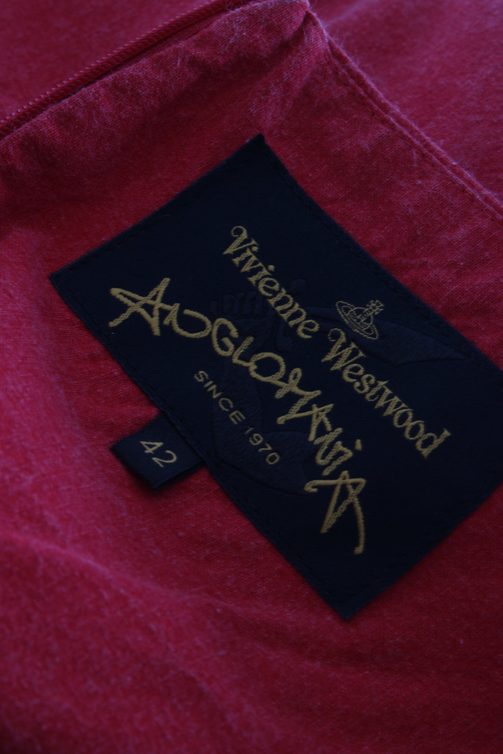 Anglomania Vivienne Westwood S/S Belted Dress Red M