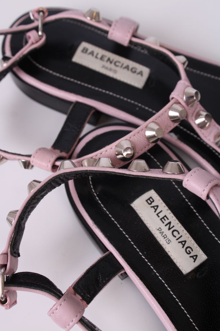 Balenciaga Stud Sandals Pink 39.5