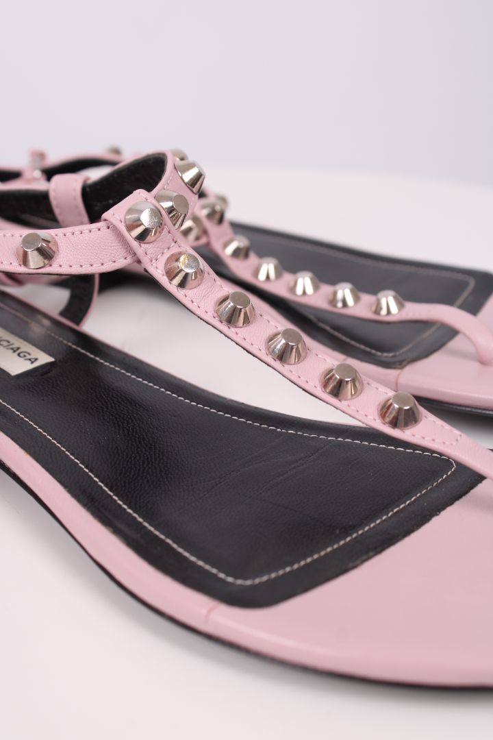 Balenciaga Stud Sandals Pink 39.5