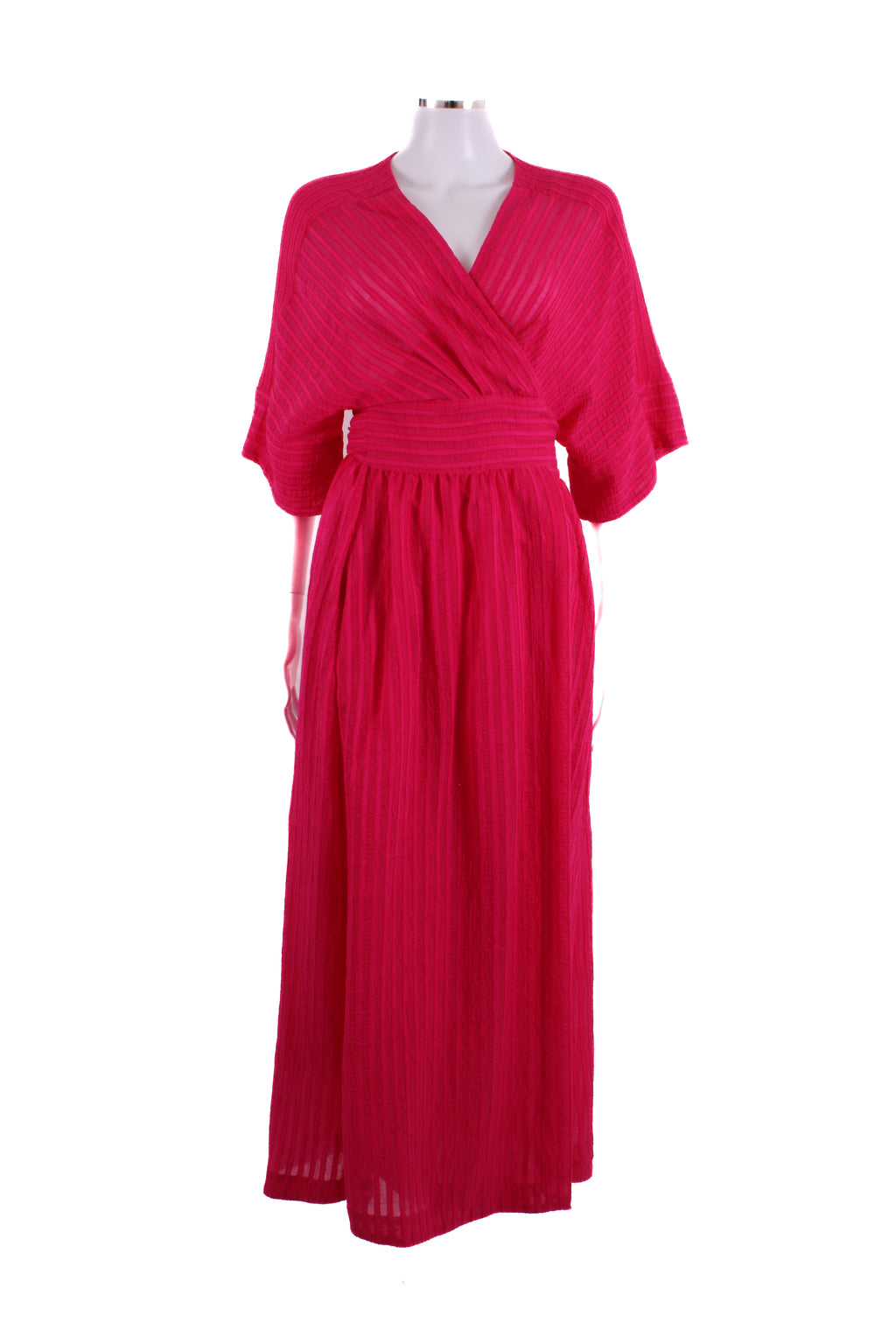 Three Graces London S/S Wrap Dress Pink 12