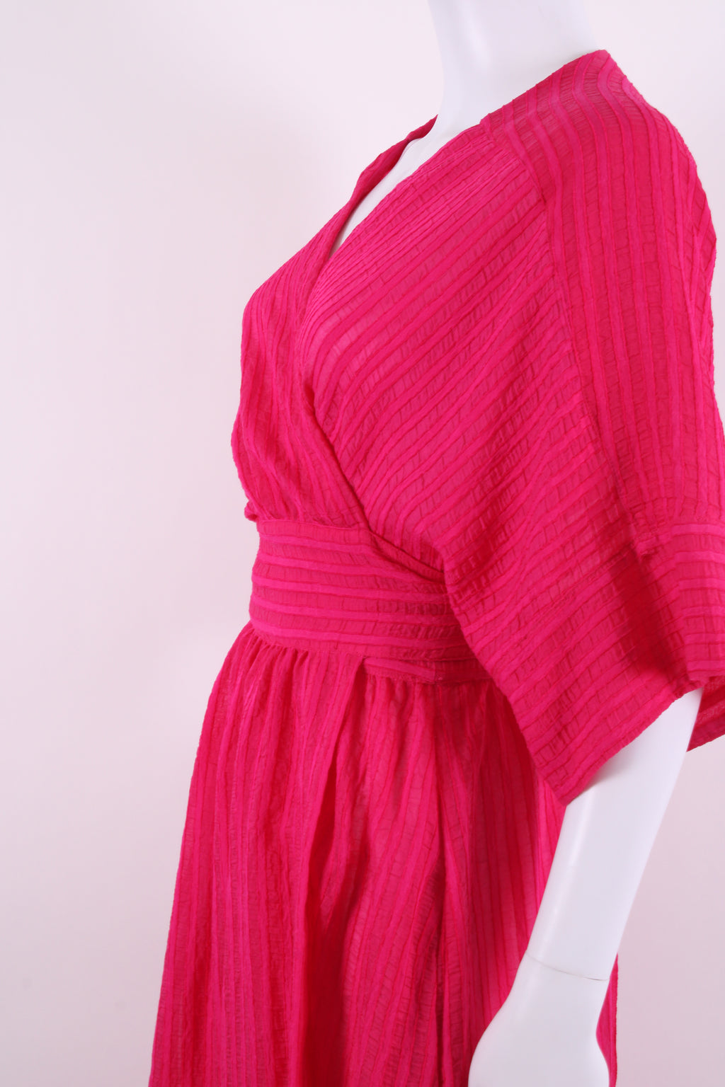 Three Graces London S/S Wrap Dress Pink 12