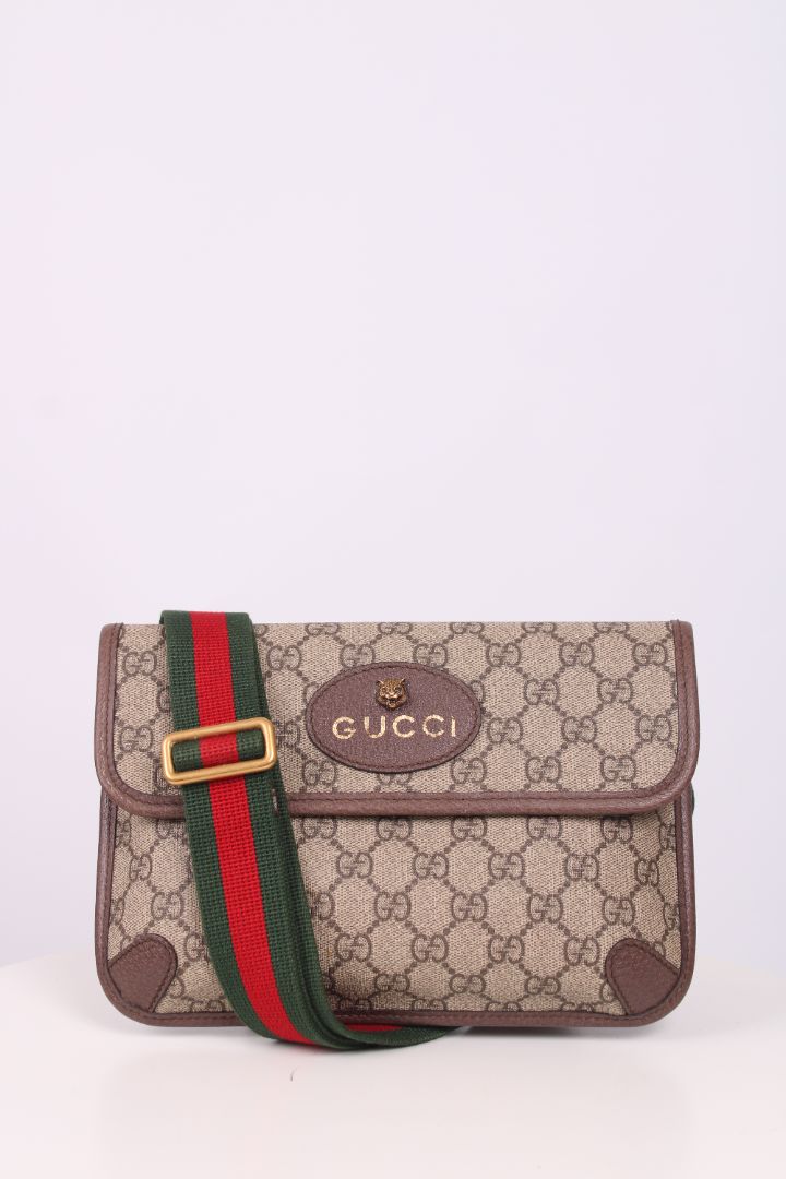 Gucci GG Supreme Neo Vintage Belt Bag Beige