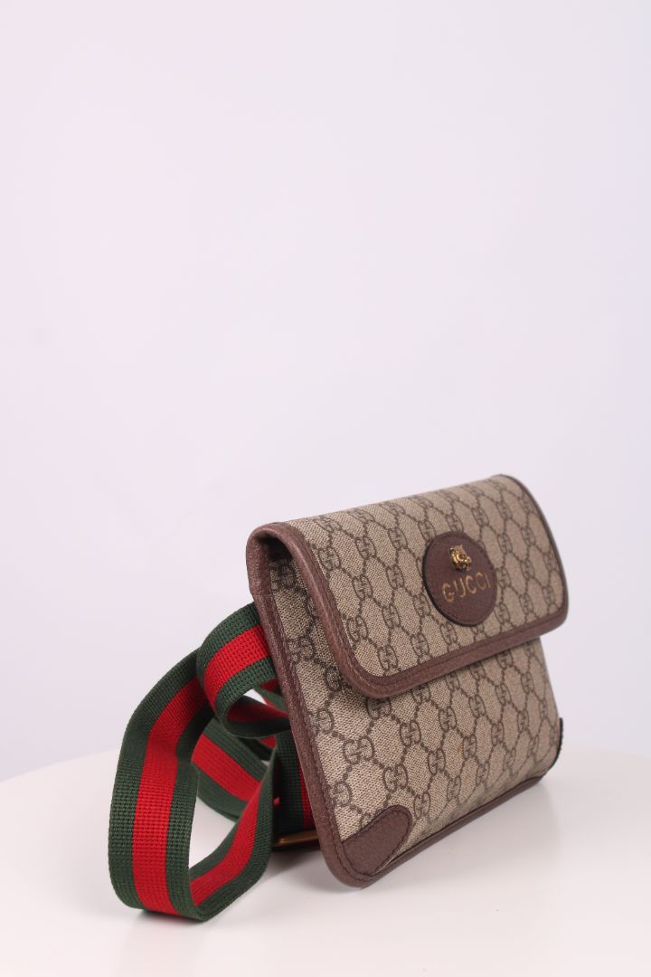 Gucci GG Supreme Neo Vintage Belt Bag Beige