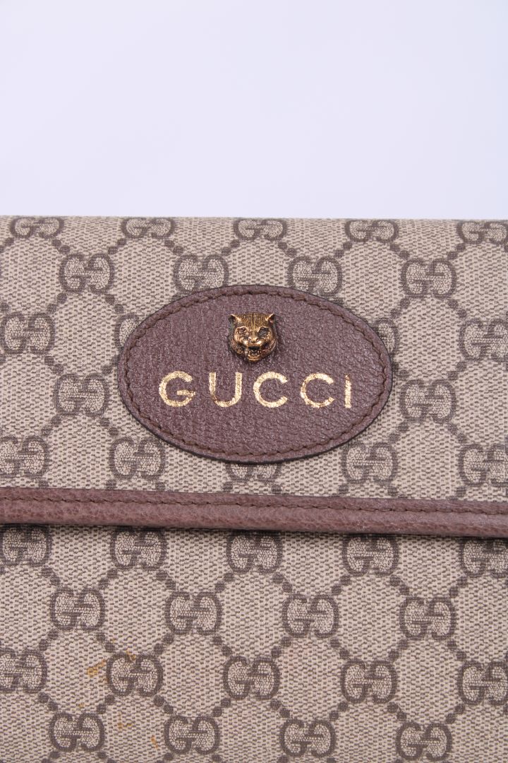 Gucci GG Supreme Neo Vintage Belt Bag Beige