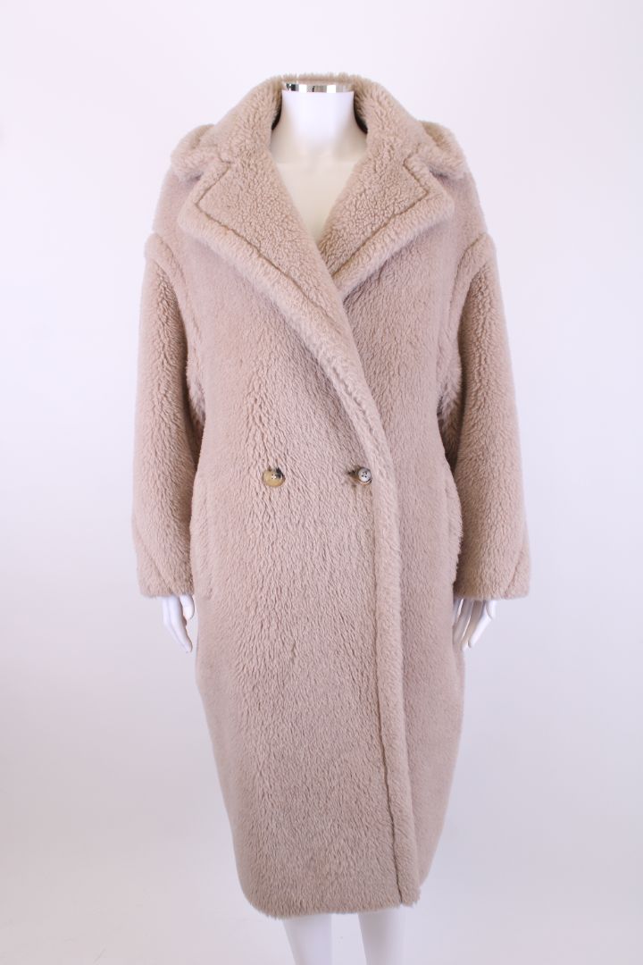 Max Mara Teddy Coat Nude S