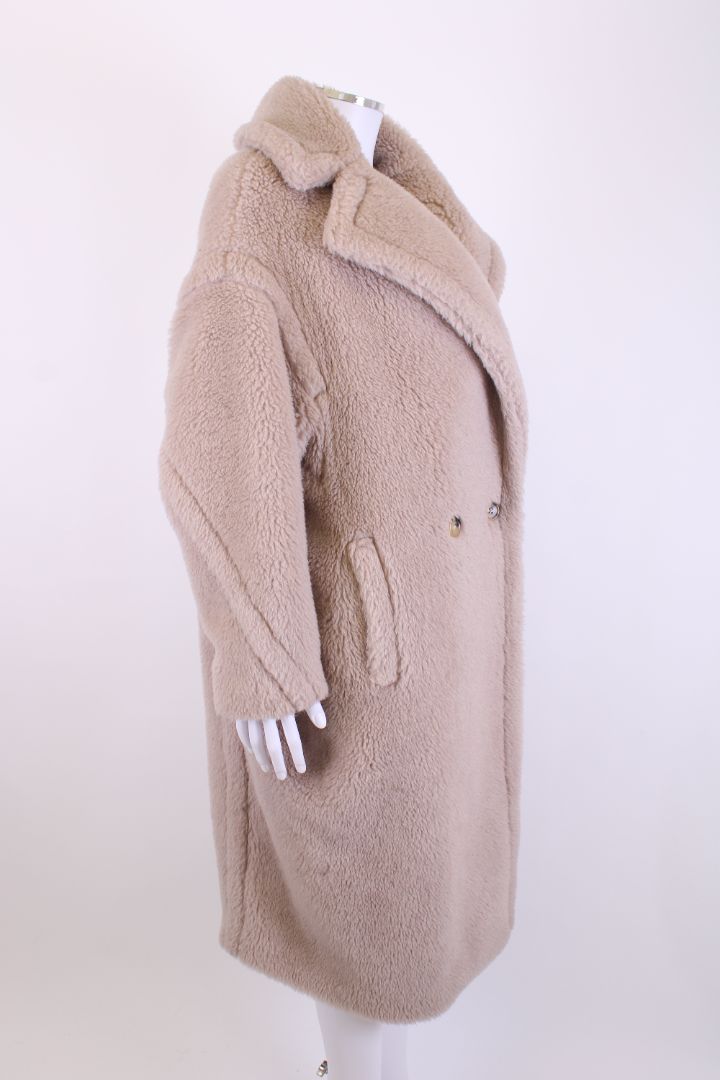 Max Mara Teddy Coat Nude S