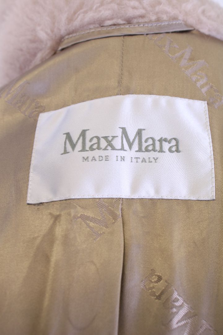 Max Mara Teddy Coat Nude S