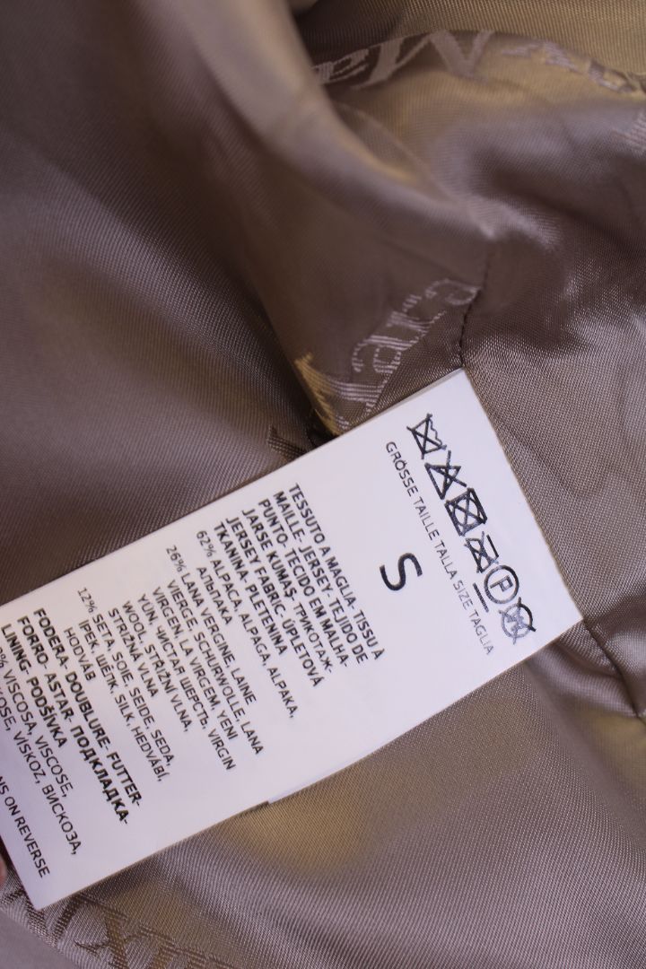 Max Mara Teddy Coat Nude S