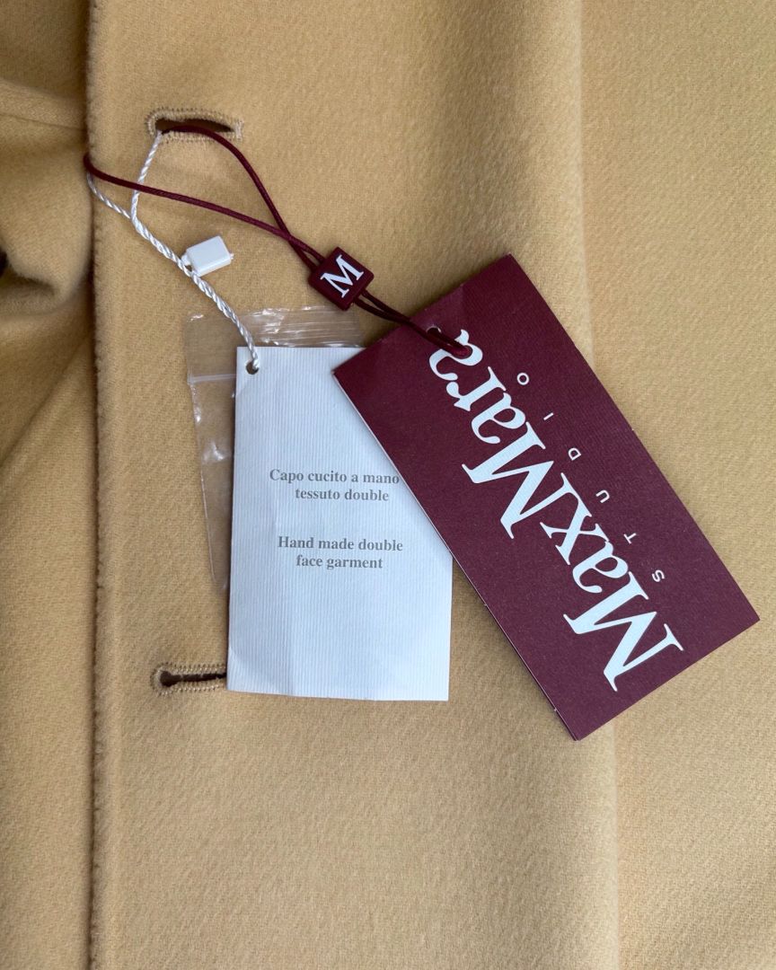 Butterscotch Max Mara Studio Coat, XL