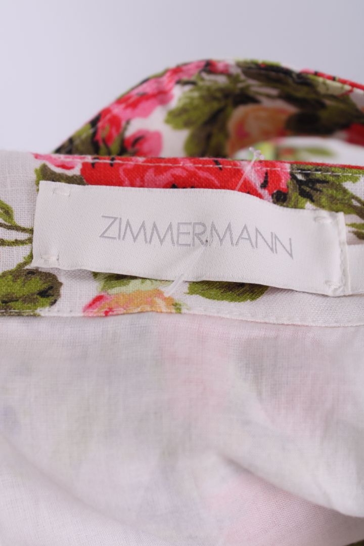 Zimmermann S/S Floral Co-ord Multi Coloured S
